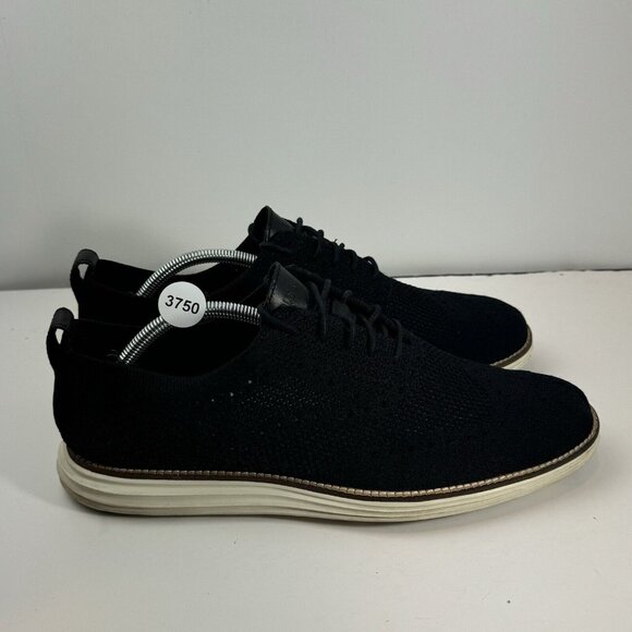 Cole Haan Original Grand Mens Size 10.5 Black Wingtip Oxford Casual Shoes main image 8